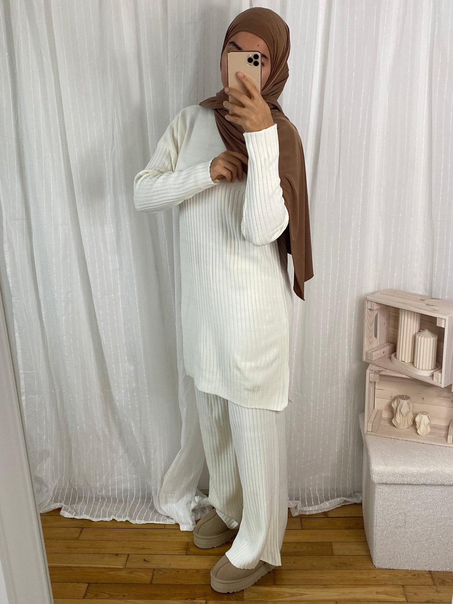 Ensemble Imene en Laine (plusieurs couleurs)