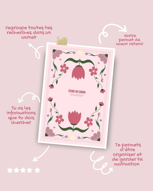 Les 3 journaux d’étude - Stickers et surligneur en cadeau