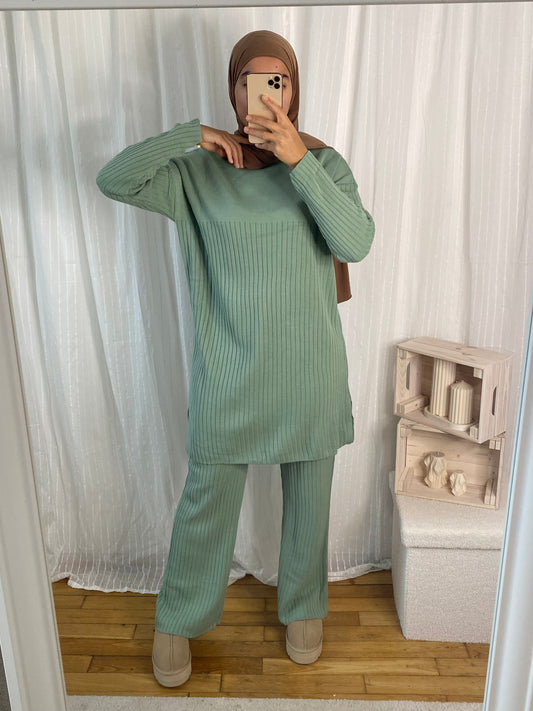 Ensemble Imene en Laine (plusieurs couleurs)