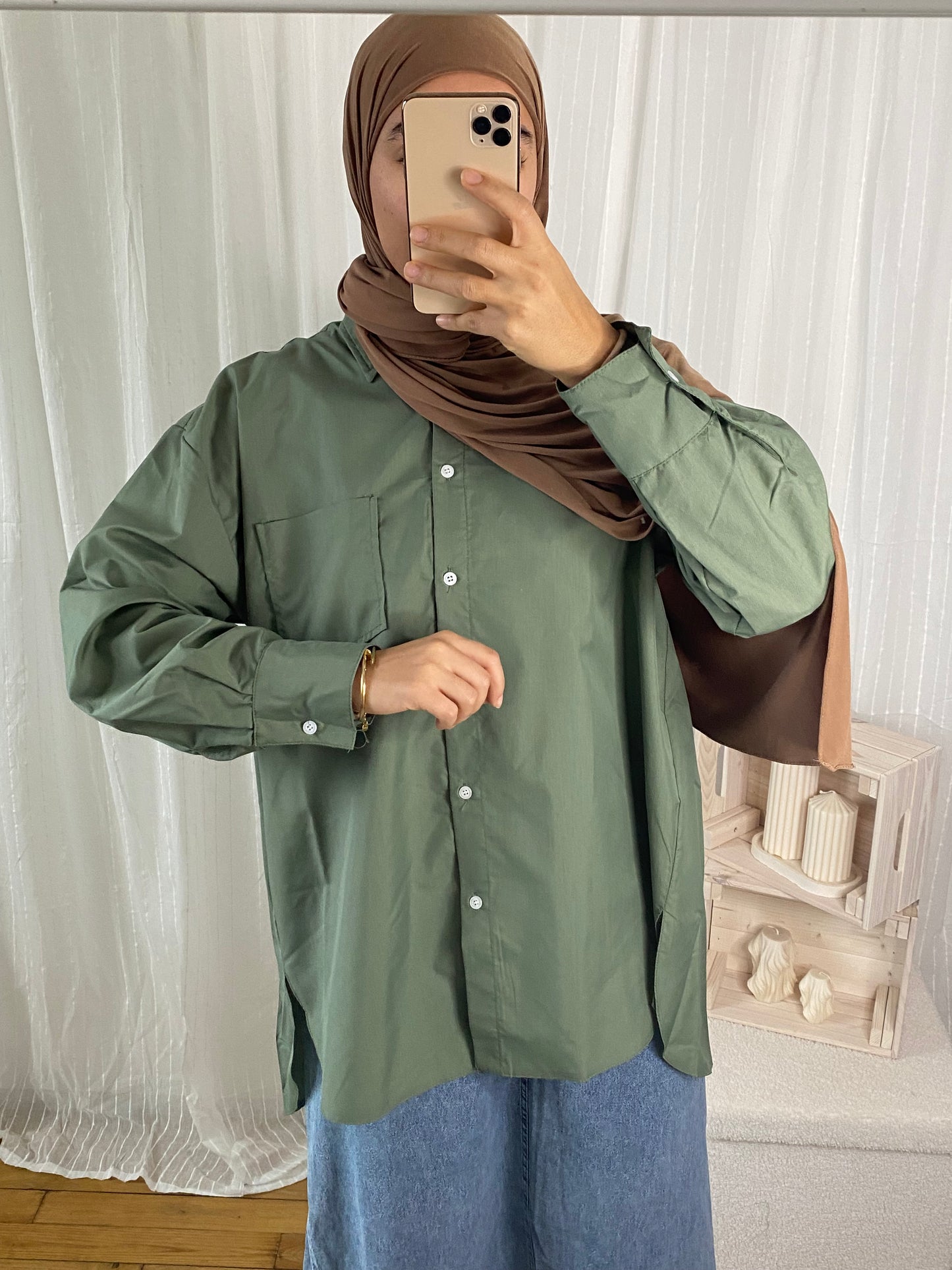 Chemise Alexandra - oversize (Plusieurs couleurs)