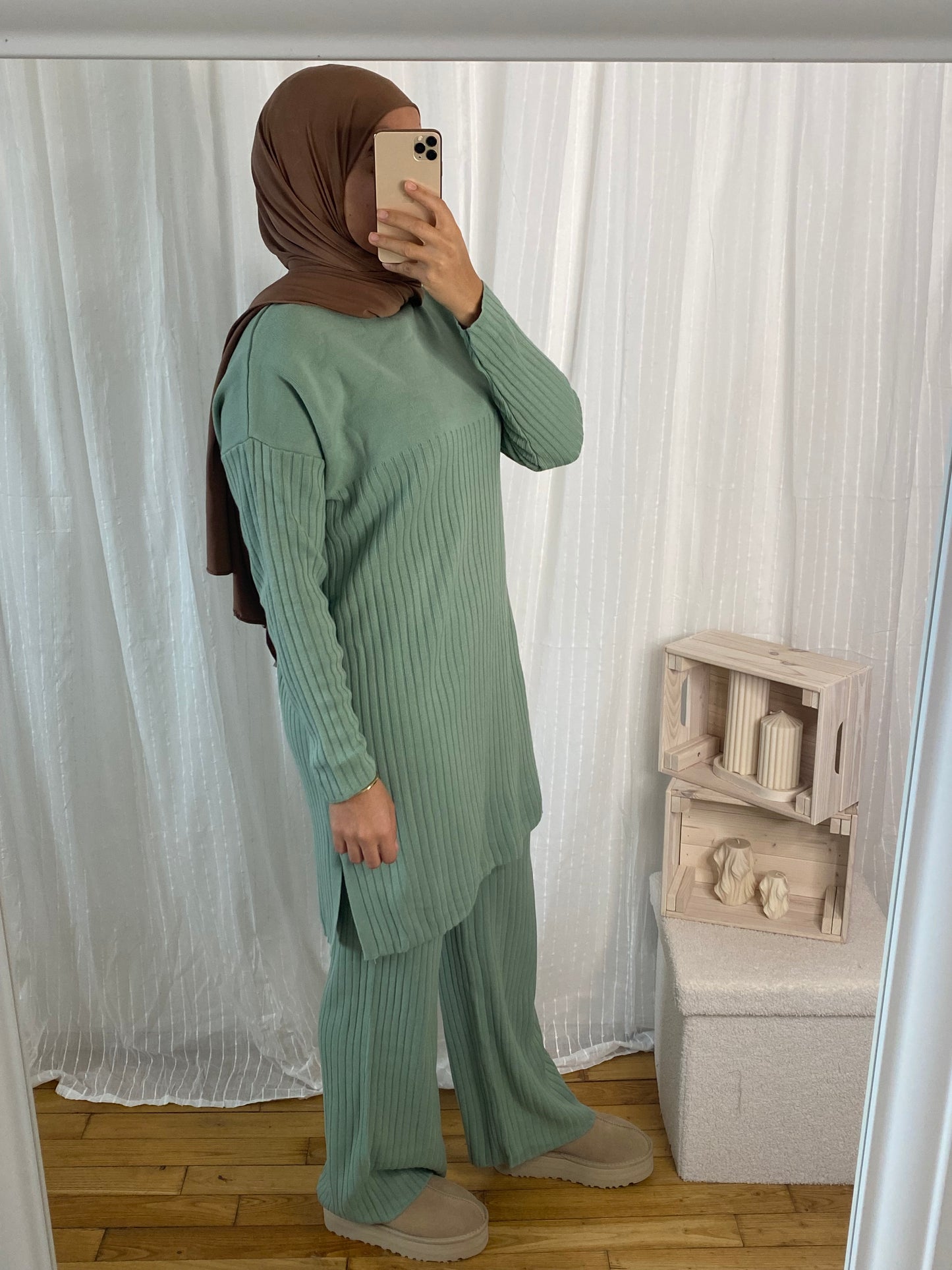 Ensemble Imene en Laine (plusieurs couleurs)