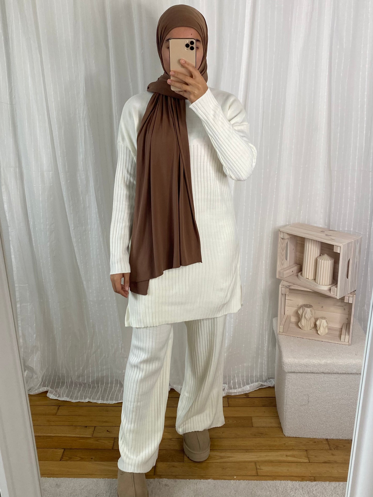 Ensemble Imene en Laine (plusieurs couleurs)