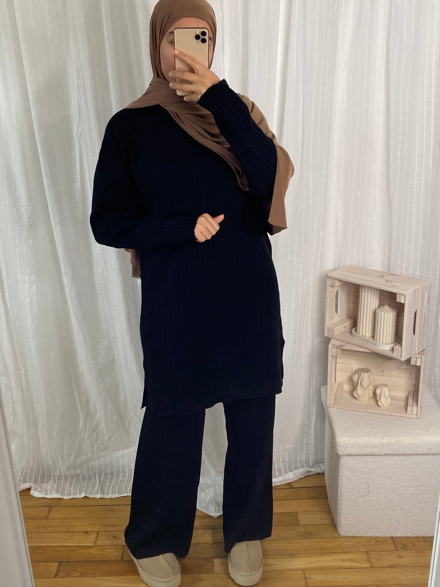 Ensemble Imene en Laine (plusieurs couleurs)