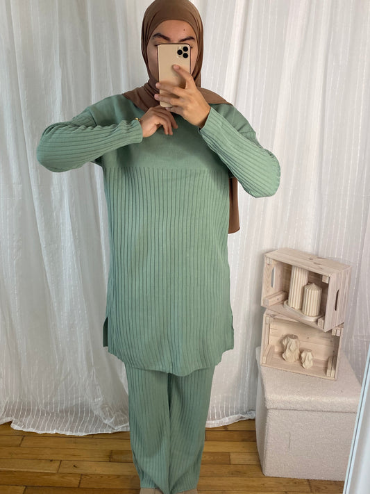 Ensemble Imene en Laine (plusieurs couleurs)