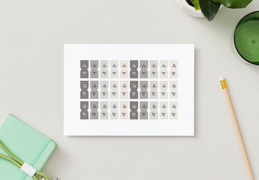 Onglets Juzz rigides plastifiés - Gris