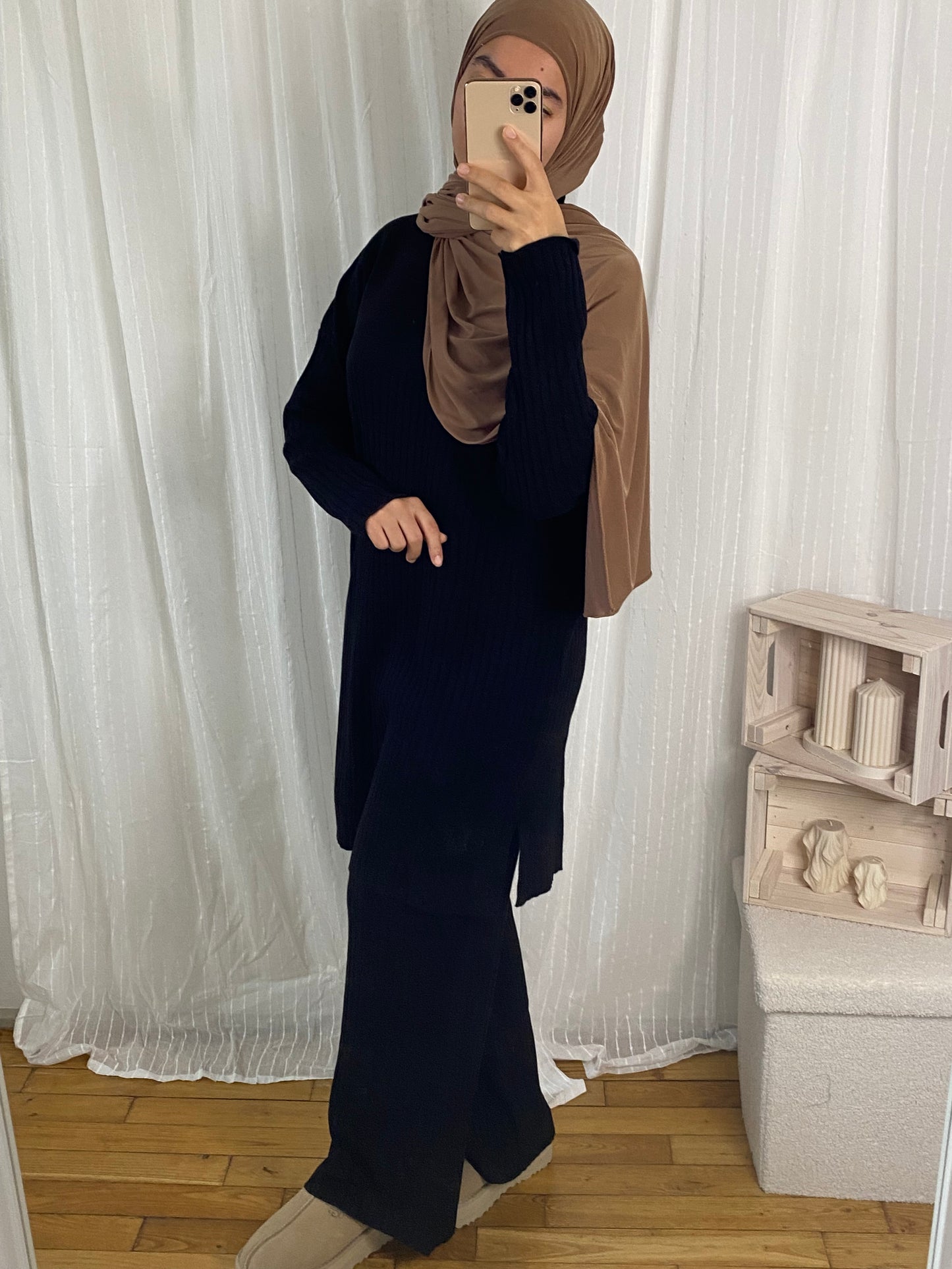 Ensemble Imene en Laine (plusieurs couleurs)