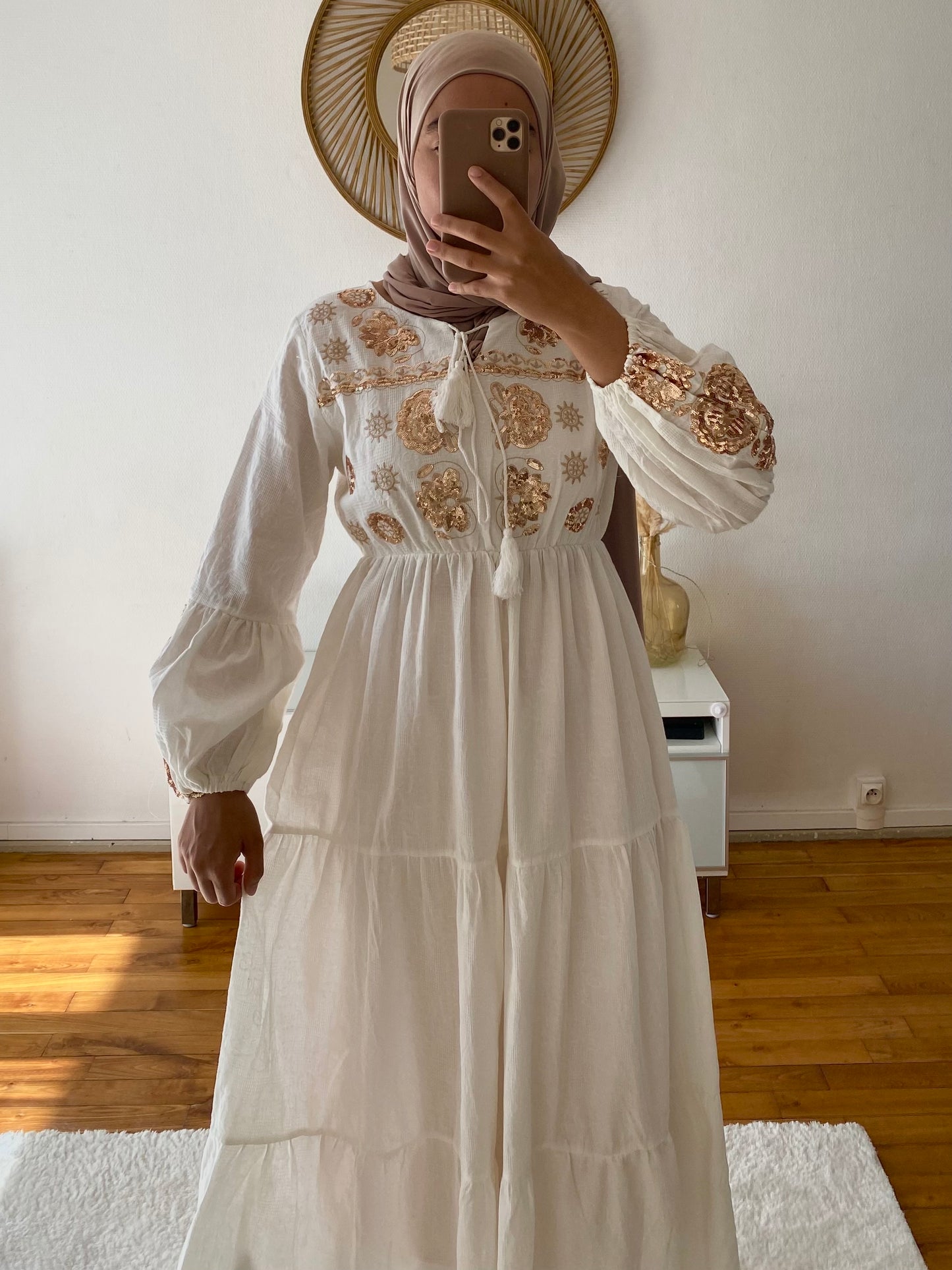 Robe Hanissa Blanche