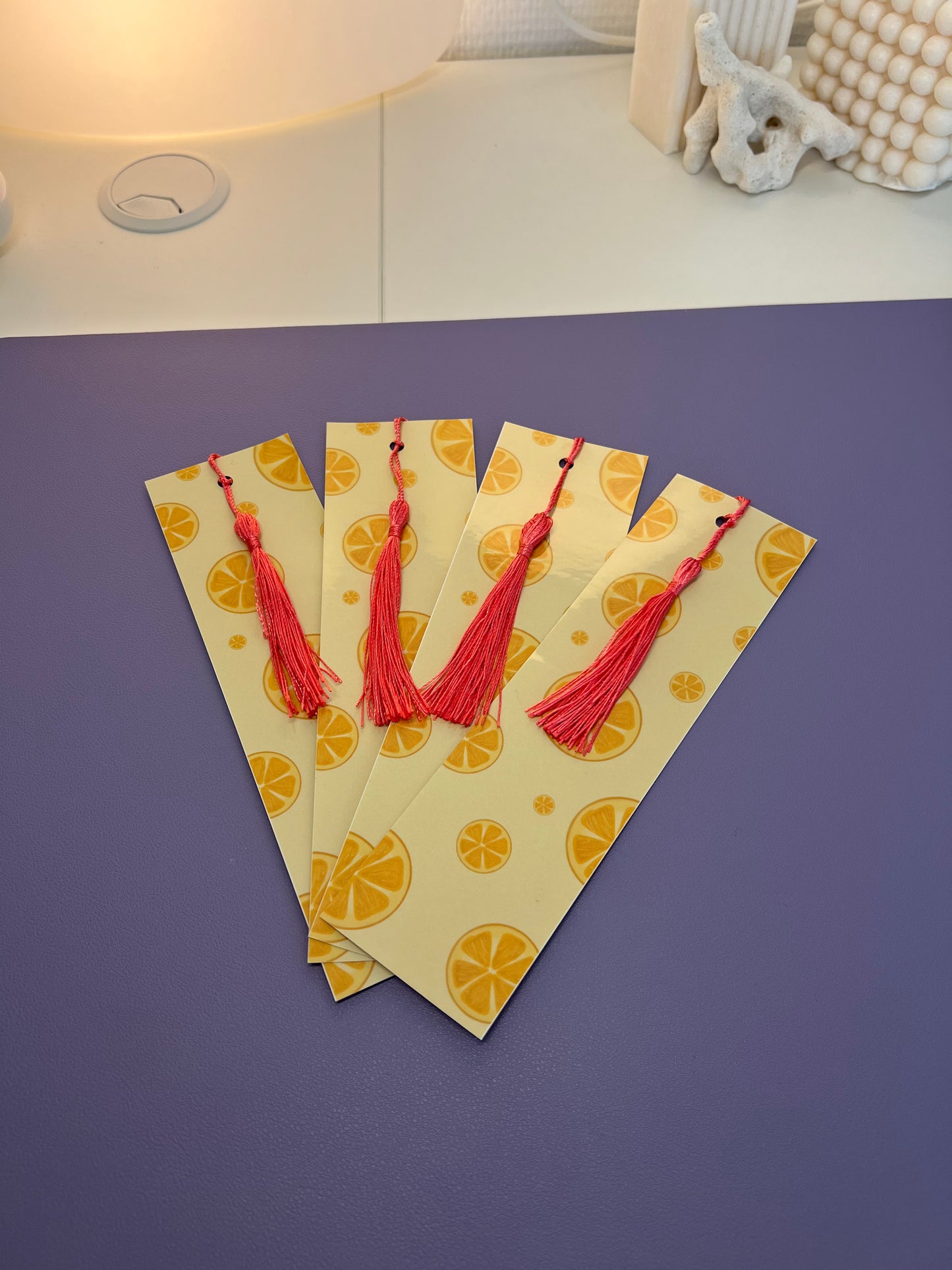 Marque page - Citron