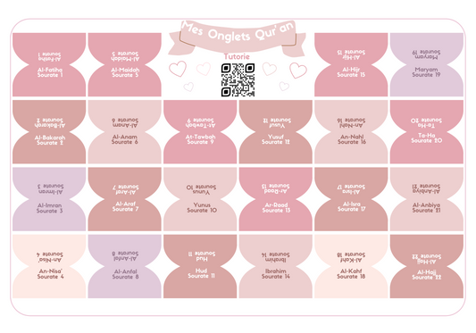 Onglets sourates rigides plastifiés - Nude