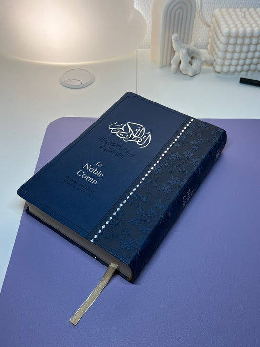 Qur’an Bleu Nuit QR code - Arabe/français