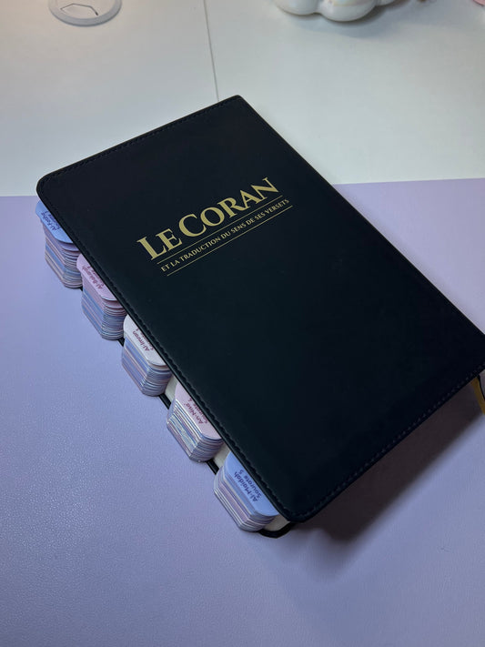 Defectueux - Coran avec onglets rigides prêt à l’envoi