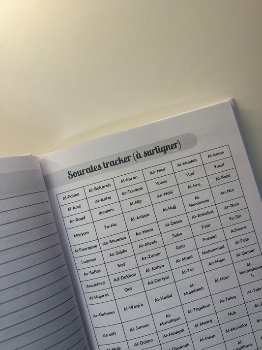 Journal d’étude du Qur’an