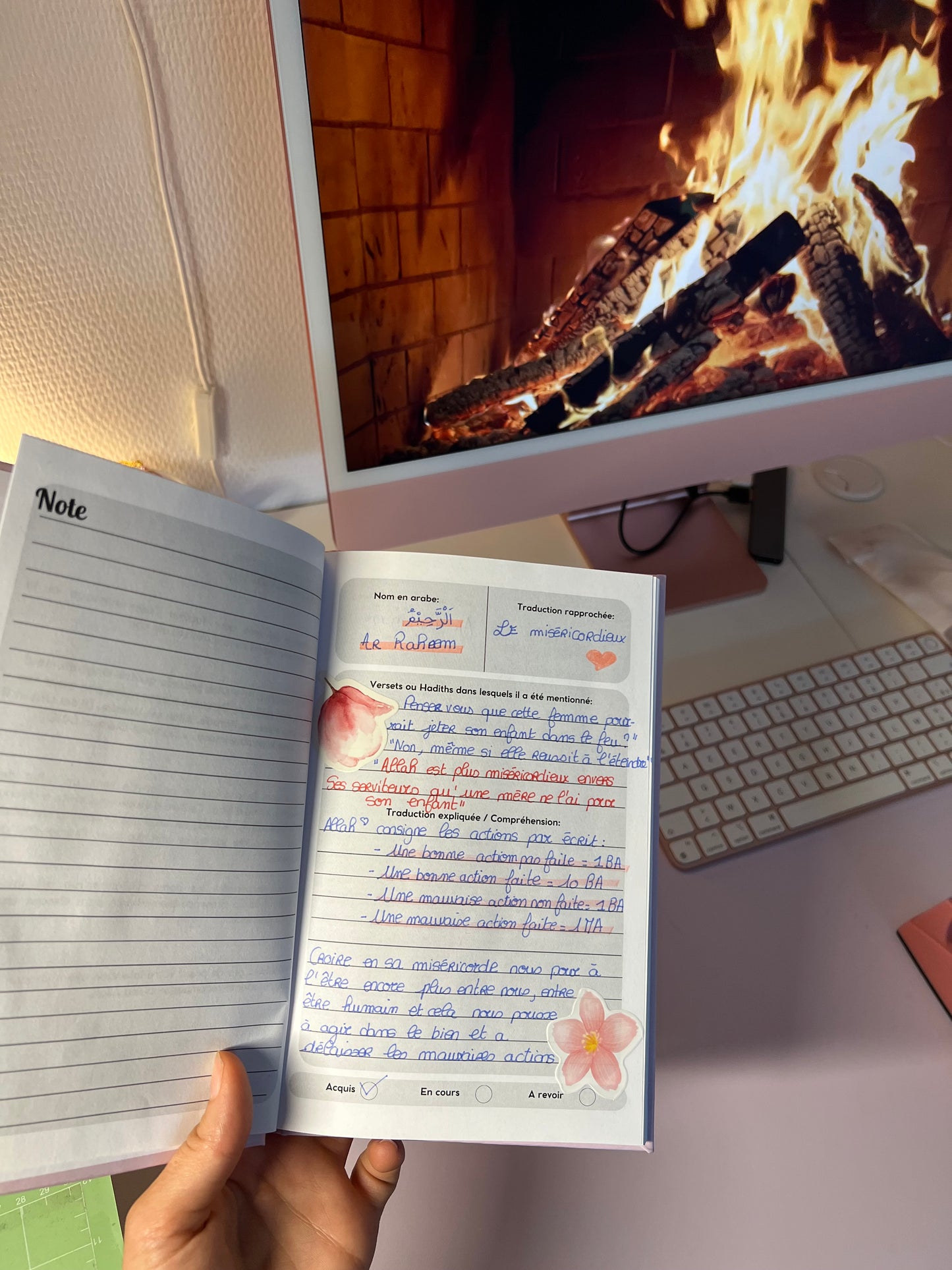 Journal d’étude - Les 99 noms d’Allah